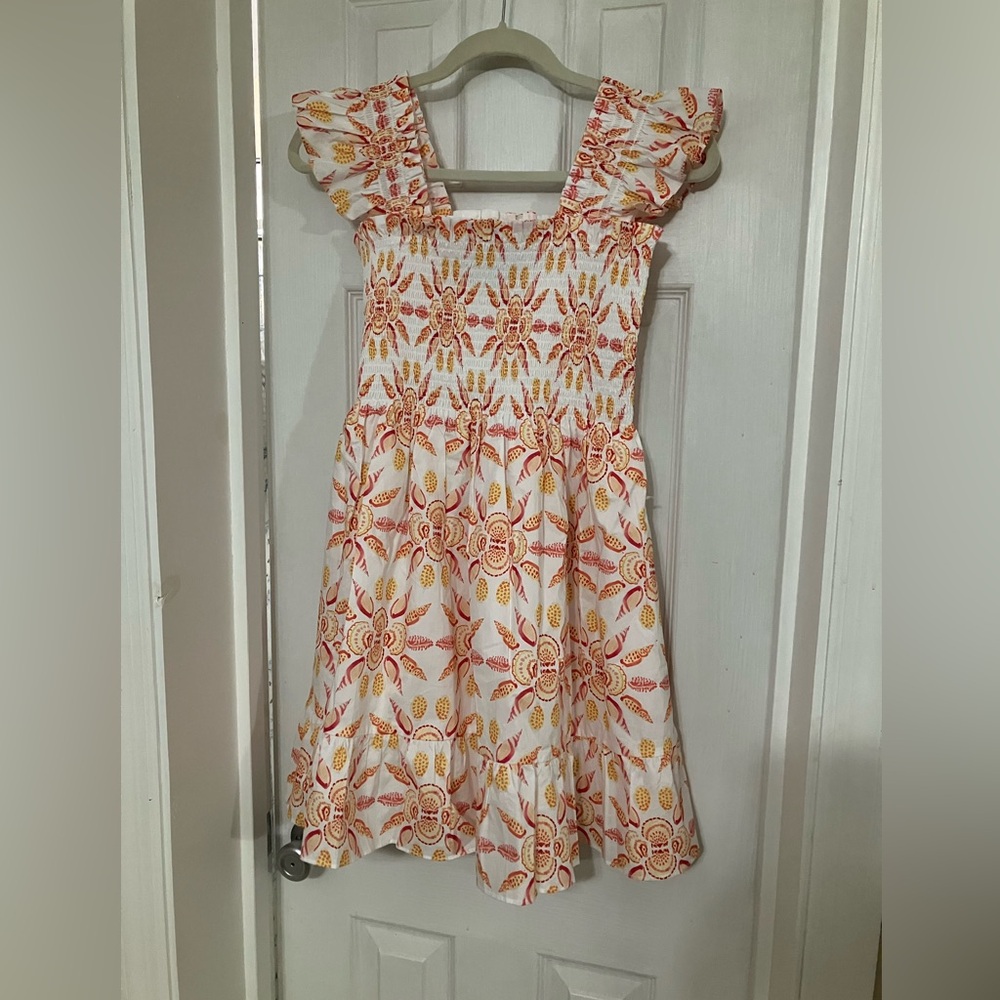 Hill House Home Elizabeth Nap Dress in Shell Mosaic, Size Small. - Picture 2 of 5
